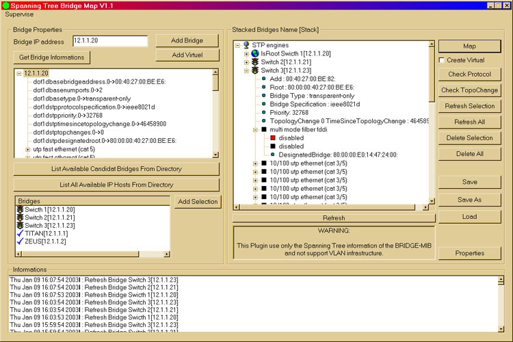 commutatuer en spanning tree