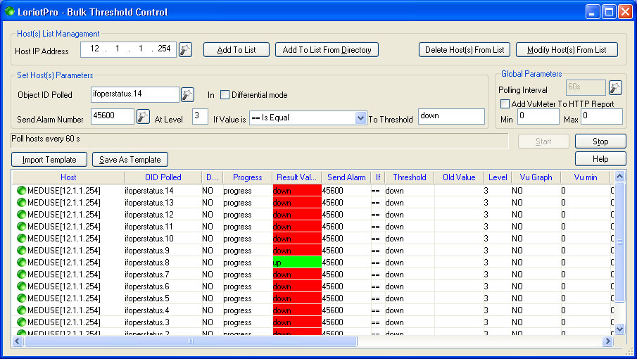 monitor des centaines d'indicateur snmp avec seuil