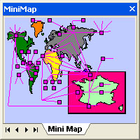 carte miniature réseau IP