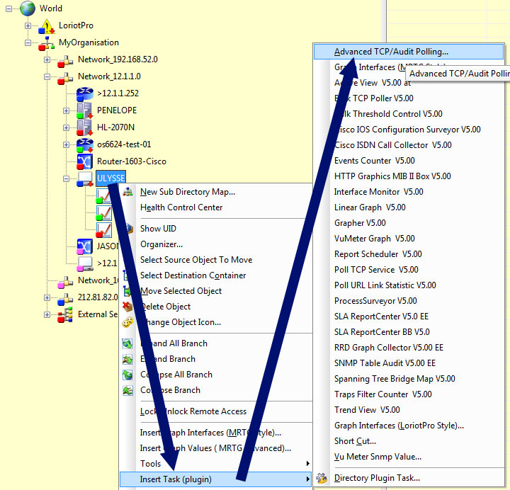 insert TCP audit