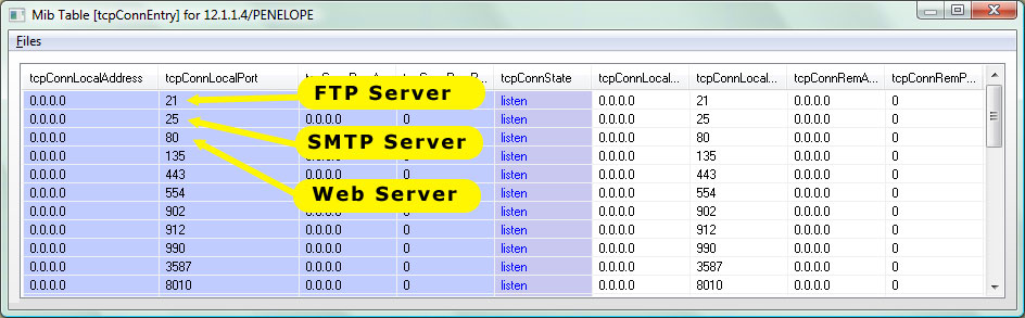 TCP server