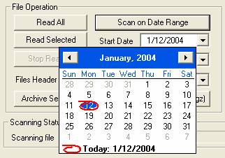 range of time ISND call stats
