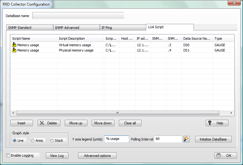 memory config