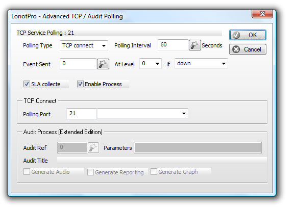 tcp application monitoring