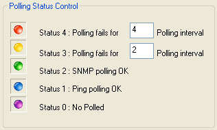 snmp polling status
