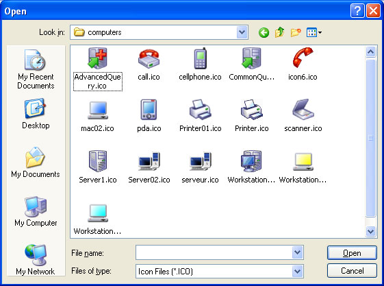 workstation and server icon