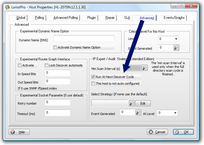 ip expert host tcp scan