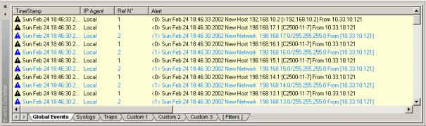 snmp discover event log