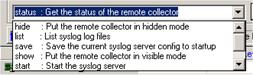 syslog get status