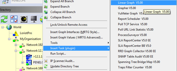 insert linear graph