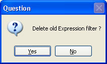 Delete Expression Filter