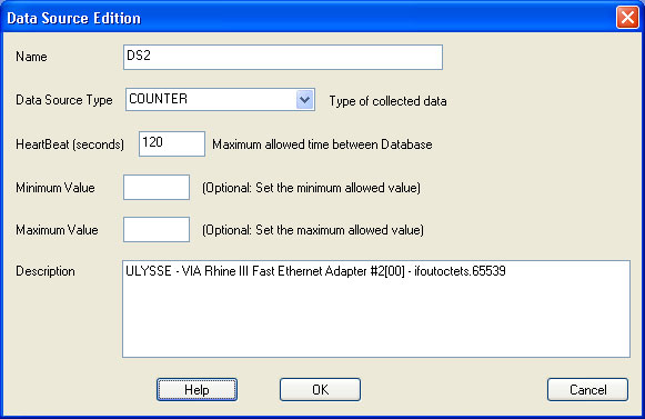 RRD Data source - front end for Windows