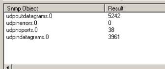 result of a snmp script