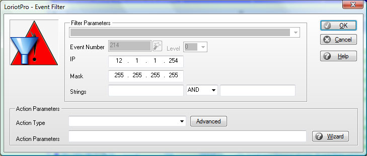 Trap and Event filter creation