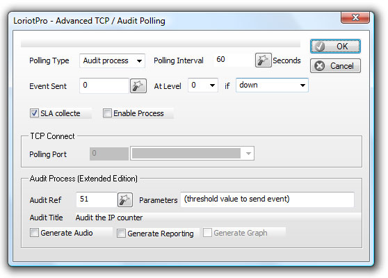 audit option set
