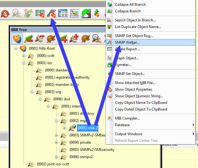 accessing snmp walker