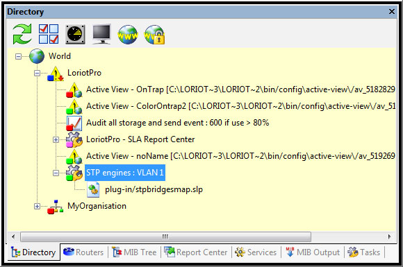 spanning tree plugin directory