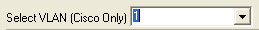 cisco vlan selection