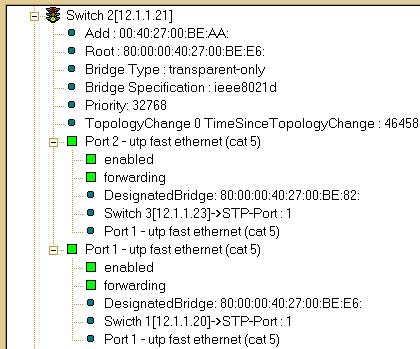 spanning tree parameters