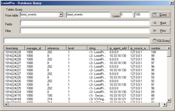 Quick Query Tool Database Query tool