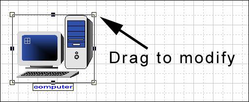 network map drag object